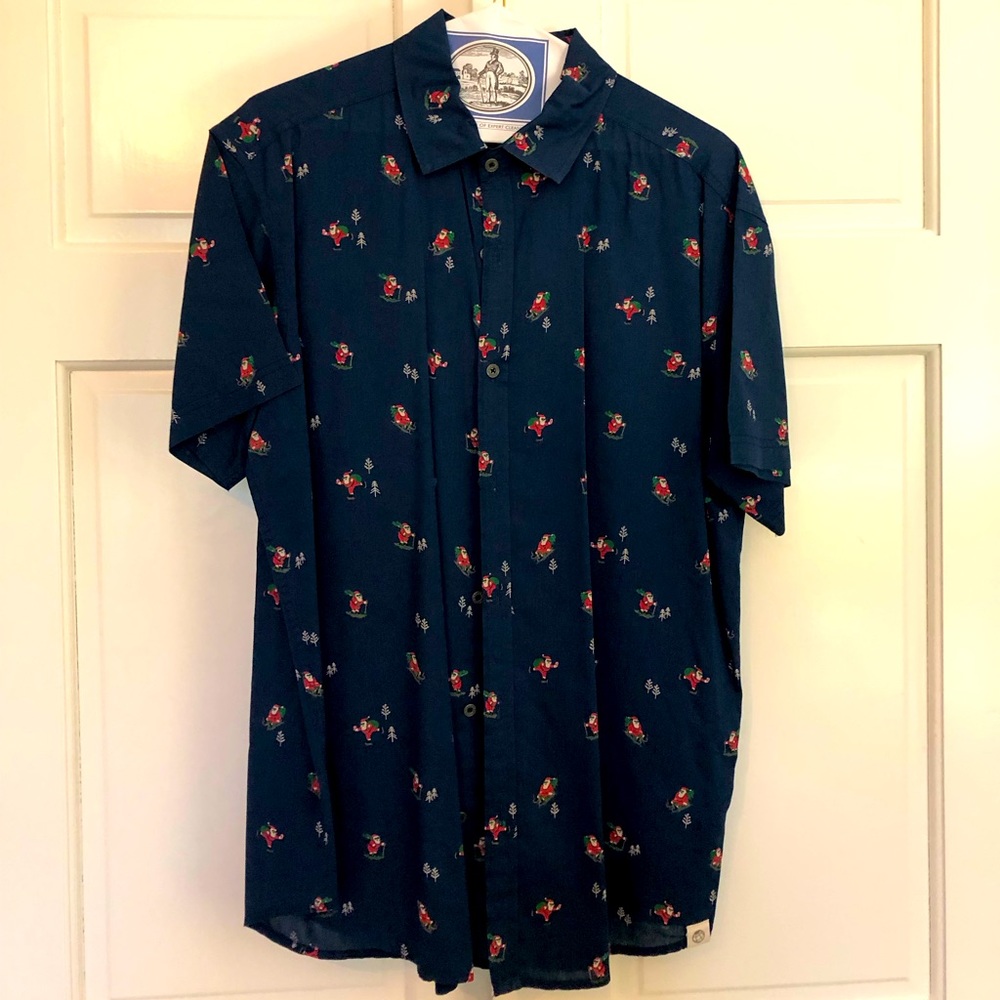 Christmas button down shirt
